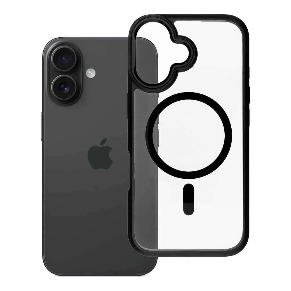 ROAR maciņš MAG BUMPER, saderīgs ar MagSafe, IPHONE 16, melns