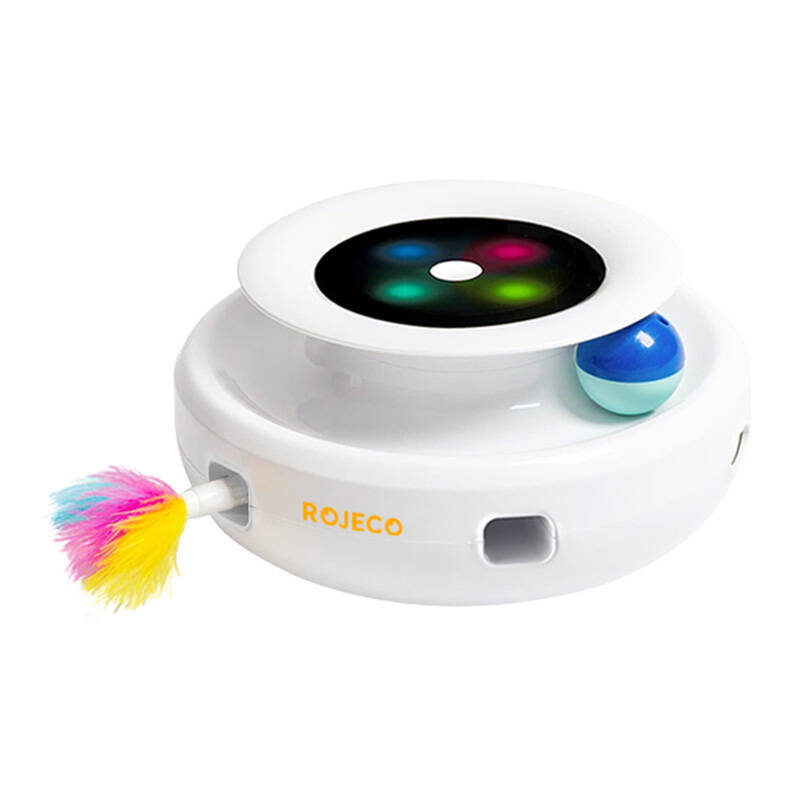 Rojeco 2 in 1 interaktīva rotaļlieta kaķiem