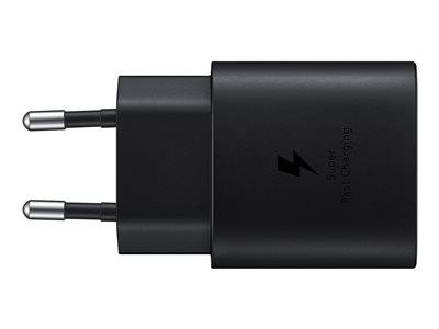 Lādētājs oriģināls Samsung Super Fast Charging (Type-C) EP-TA800NBE (25W) melns