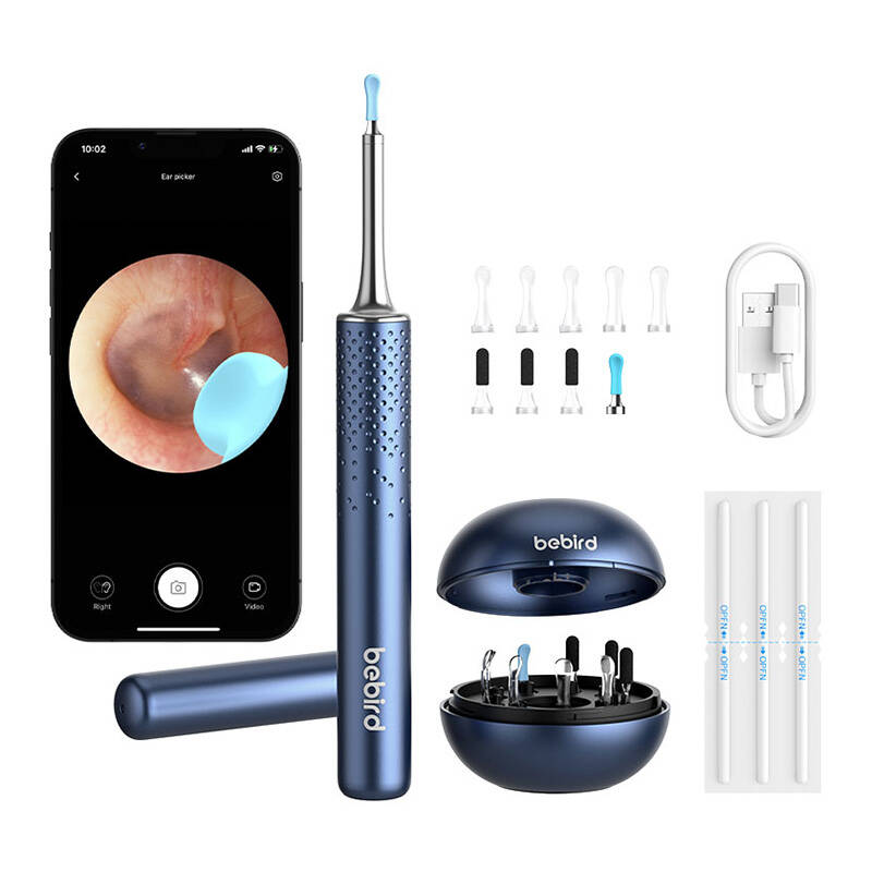 Viedā vizuālā ausu tīrīšanas ierīce Bebird M9 S (zila)