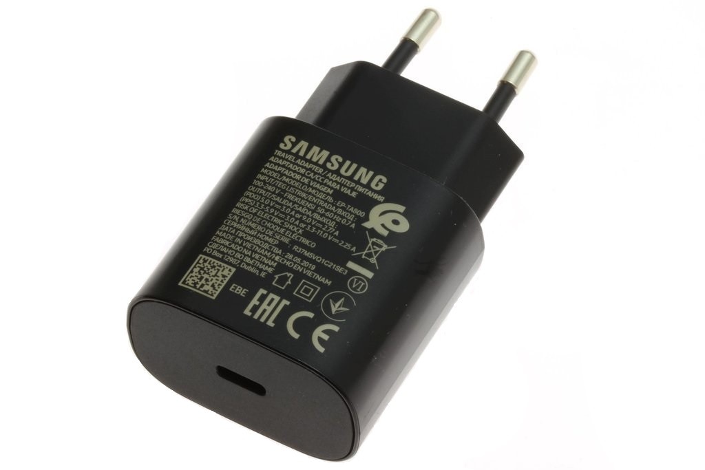 Lādētājs oriģināls Samsung Fast Charging (USB-C) (EP-T1510EBE) (15W) melns