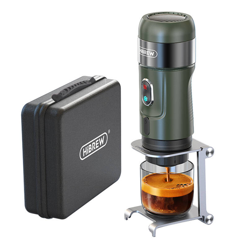 Pārnēsājams 3-in-1 kafijas automāts ar somiņu HiBREW H4B_GN