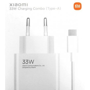 Oriģinālais Xiaomi lādētājs (BHR4996EU) 33W + type-C kabelis, balts, kastē