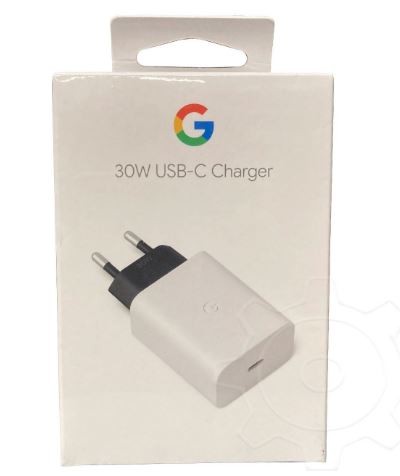 Lādētājs oriģināls Google (Type-C) GA03502-EU (30W) balts kastē