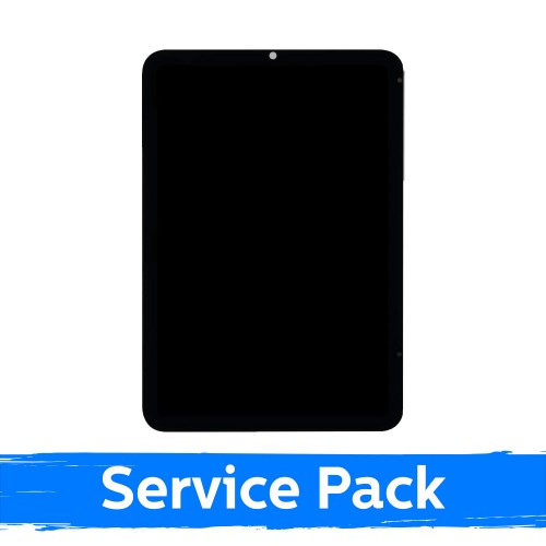 LCD displejs, saderīgs ar Apple iPad Mini 7 (2024) Melns (Service Pack) / Wi-Fi + Cellular