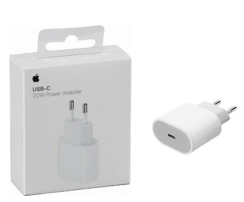 Lādētājs oriģināls Apple (USB-C) MHJE3ZM/A MD3J4ZM/A MUVV3ZM/A A2347 (20W) balts kastē