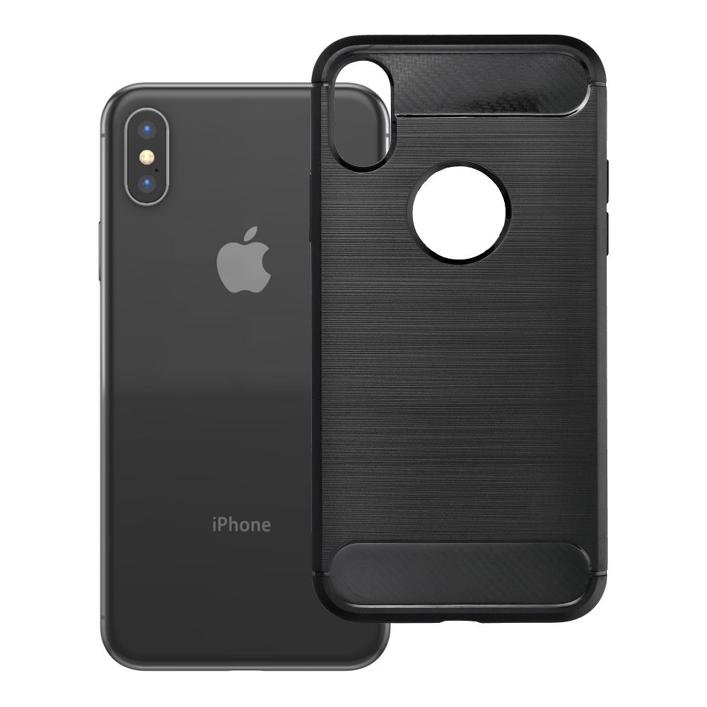 Maciņš iPhone X Carbon 2.0 melns