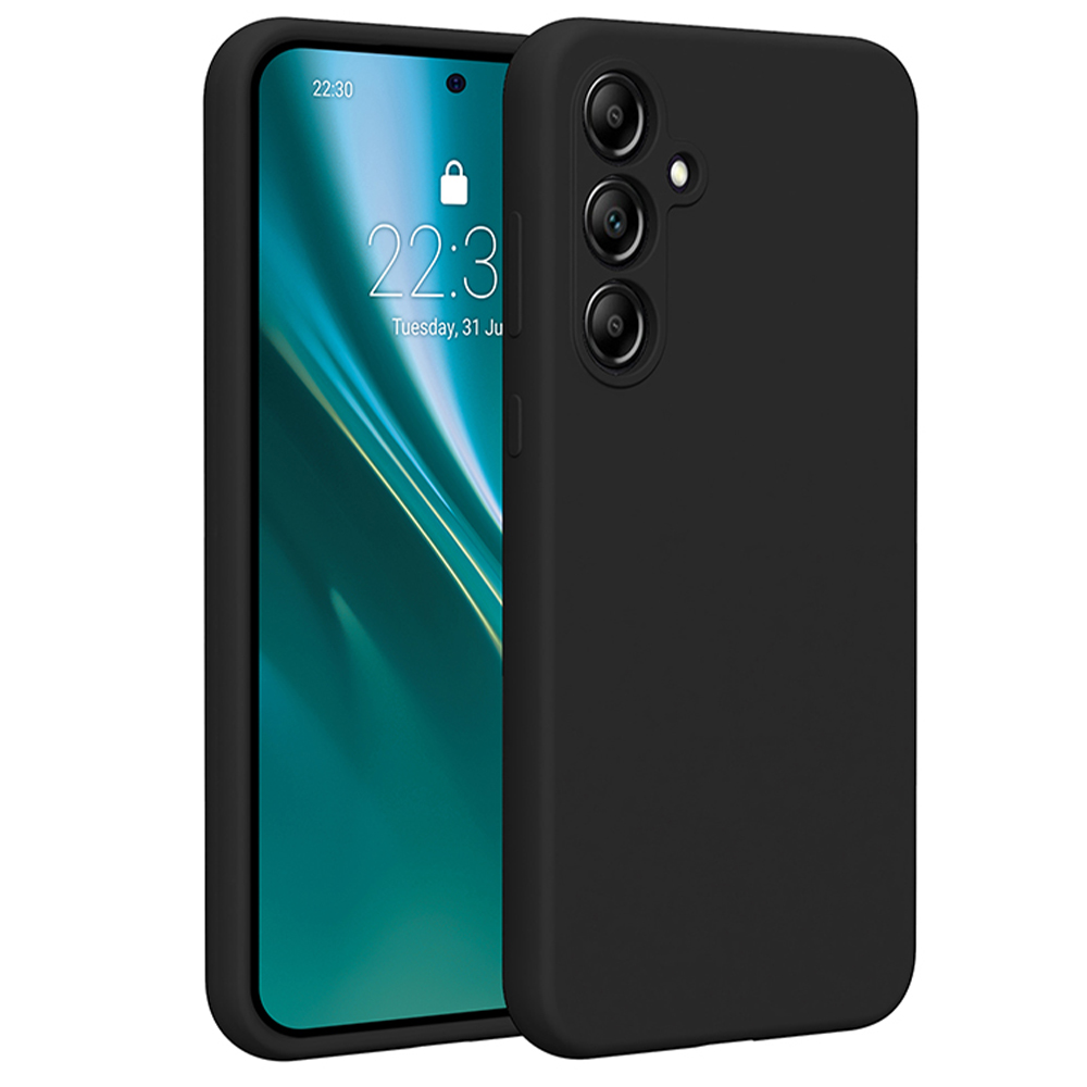 Etteri silikona maciņš Samsung Galaxy A55 5G, melns