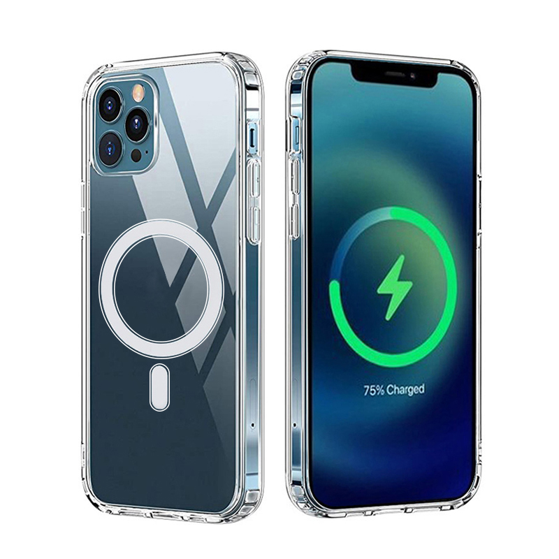 Triecienizturīgs 1,5 mm Mag maciņš iPhone 17 Pro Max 6,9" / iPhone 18 Pro Max 6,9 caurspīdīgs, ar lielu atveri