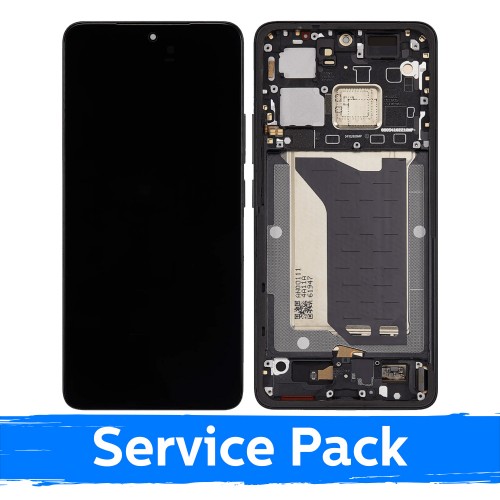 Ar Xiaomi Poco F7 Ultra saderīgs LCD displejs ar rāmi / melns / (servisa komplekts)