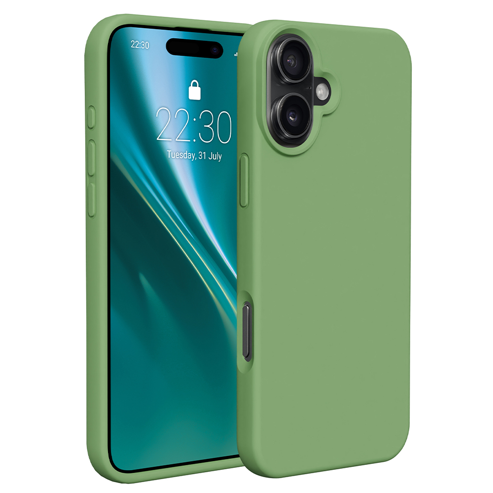 Etteri Silikona korpuss iPhone 16 Plus 6,7" gaiši zaļš