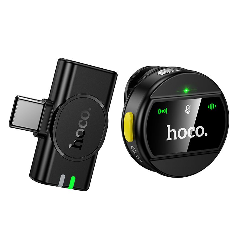 Микрофон беспроводной USB C Hoco L21 черный