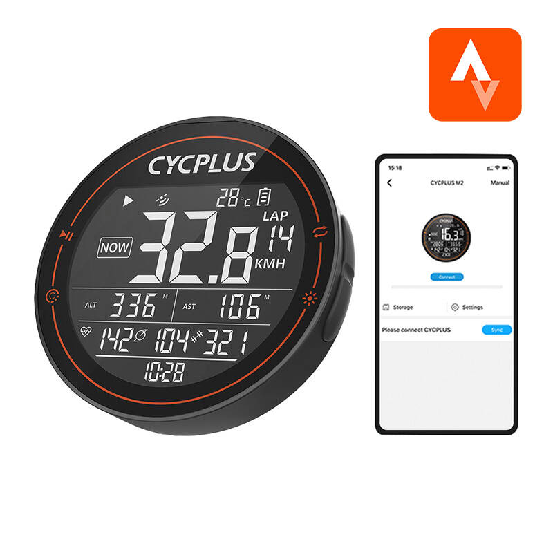 Cycplus M2 velodators – saderīgs ar Strava, Trainingpeaks u.c.
