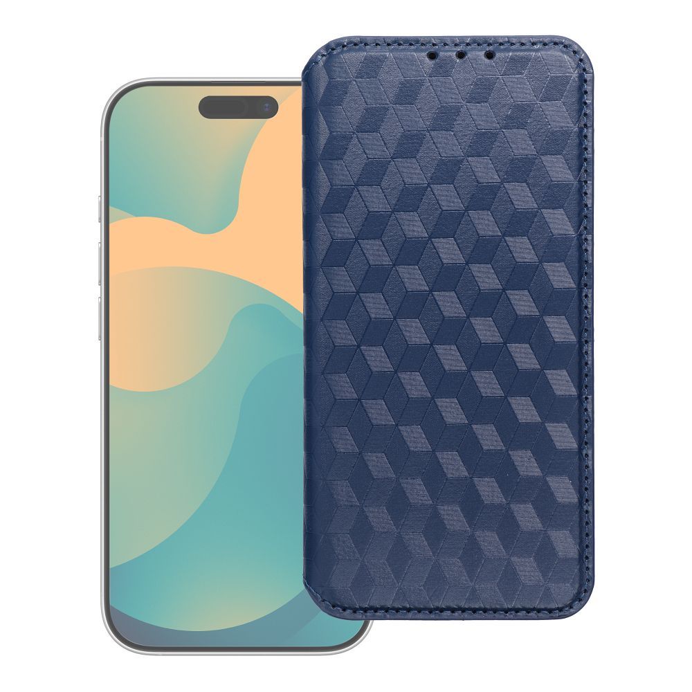 Atlokāmais maciņš Xiaomi 17 PRO / 18 PRO Cubic Book, zils