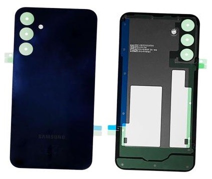 Samsung A155 A15 4G/A156 A15 5G aizmugurējais vāciņš, drosmīgi melns, oriģināls (lietots, B klase)