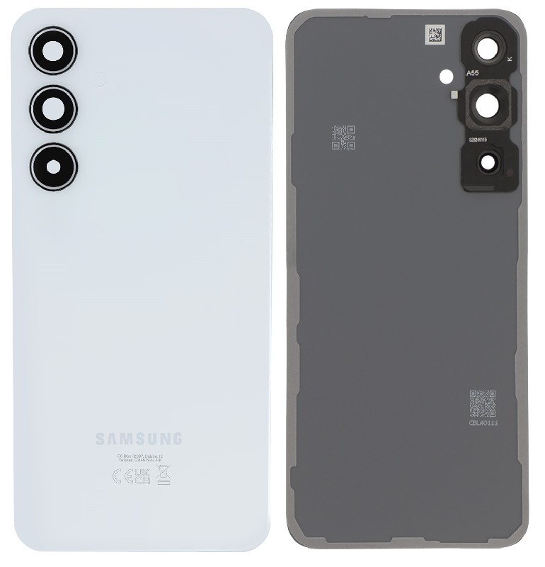 Samsung A556 A55 5G aizmugurējais vāciņš, ledus zils, oriģināls (lietots, A klase)