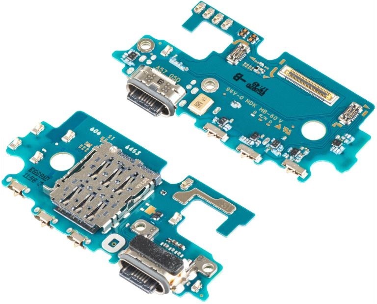 Elastīgais kabelis Samsung A576 A57 5G savienotājam, mikrofonam, SIM lasītājam oriģināls (service pack)