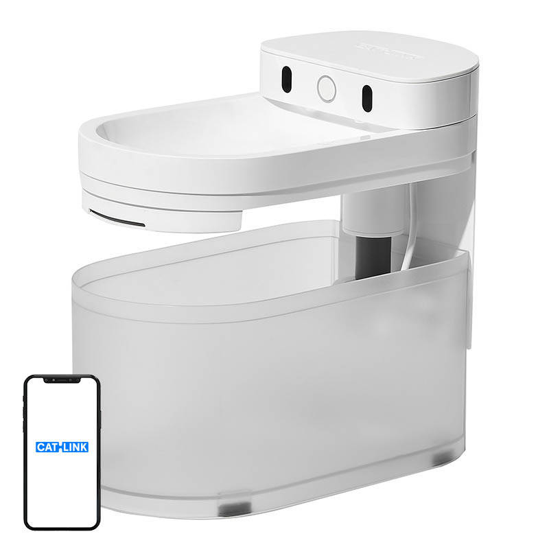 Catlink Pure 3 viedā suņu un kaķu dzirdinātava (balta)