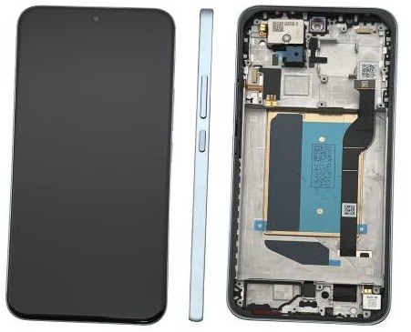 LCD ekrāns Xiaomi Redmi Note 15 Pro+ 5G ar skārienekrānu ar rāmi Glacier Blue oriģināls (service pack)