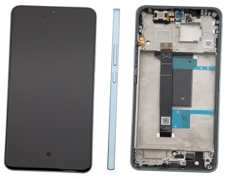 Xiaomi Redmi Note 15 Pro 4G LCD ekrāns ar skārienjūtīgu ekrānu un rāmi, krāsa „Glacier Blue“, oriģināls (servisa komplekts)