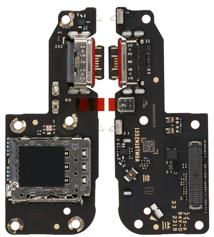 Elastīgais savienotājs Xiaomi Poco F5 5G ar uzlādes savienotāju un mikrofonu oriģināls (service pack)