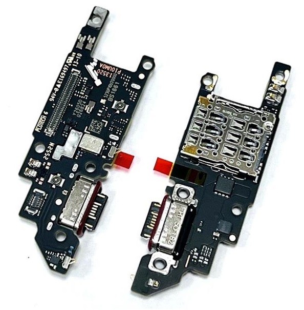 Elastīgais savienotājs Xiaomi Poco X8 Pro Max 5G ar uzlādes savienotāju un mikrofonu, SIM kartes kontaktu oriģināls (service pack)