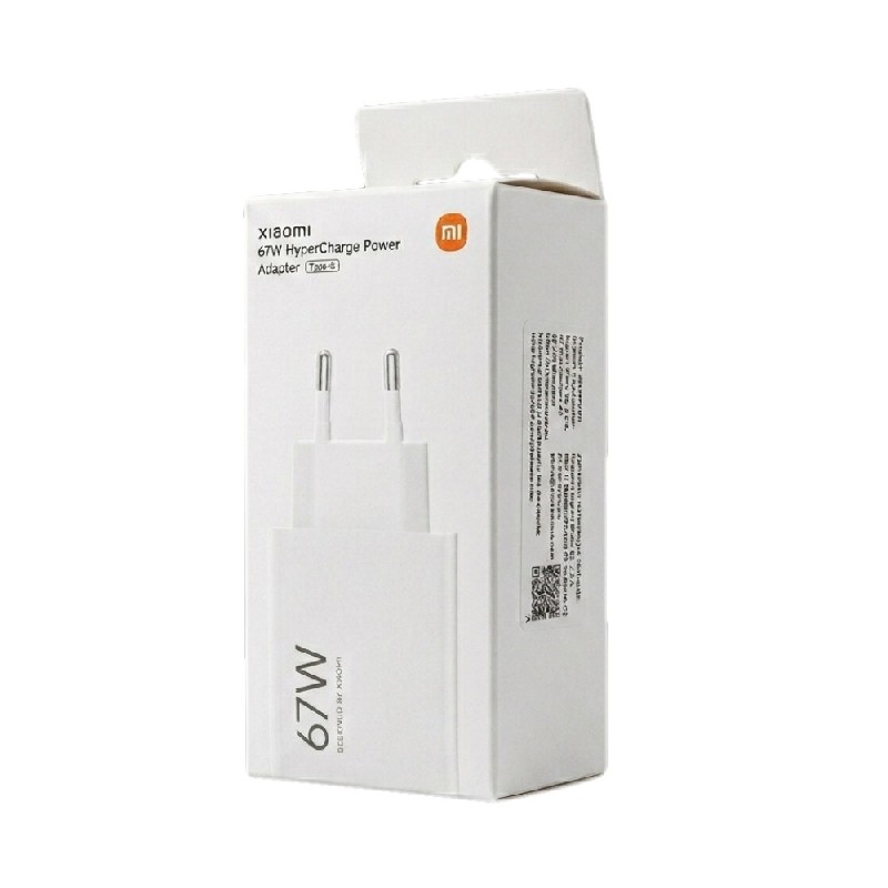 Charger original Xiaomi (BHR9465EU) 67W USB-A white in box