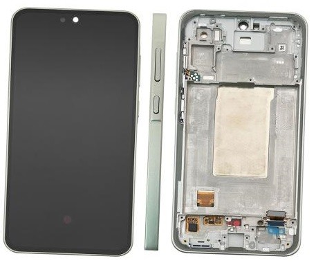 LCD ekrāns „Samsung A366 A36 5G” ar skārienjūtīgo ekrānu un rāmi „Awesome Lime” oriģināls (servisa komplekts)