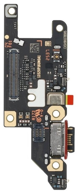 Flex Xiaomi Redmi Note 15 Pro+ 5G ar uzlādes konektoru un mikrofonu, SIM kartes kontakts oriģināls (service pack)