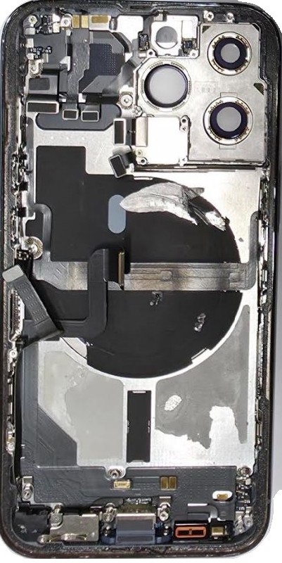 Baterijas vāciņš iPhone 13 Pro Sierra Blue ar NFC uzlādes flex, mikrofonu oriģināls (lietots Grade B)