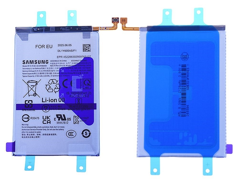 Akumulators oriģināls Samsung F966 Z Fold7 2190mAh EB-BF966ABE (service pack)