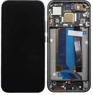 LCD ekrāns Xiaomi Poco X8 Pro 5G ar skārienekrānu un rāmi, melns, oriģināls (servisa iepakojums)