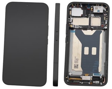 LCD ekrāns Xiaomi Poco F8 Ultra 5G ar skārienekrānu un rāmi, melns, oriģināls (servisa iepakojums)