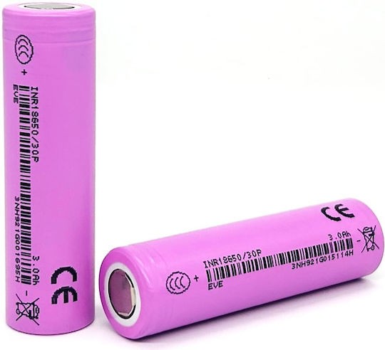 Litija akumulators EVE INR18650-30P (3000mAh 30A)