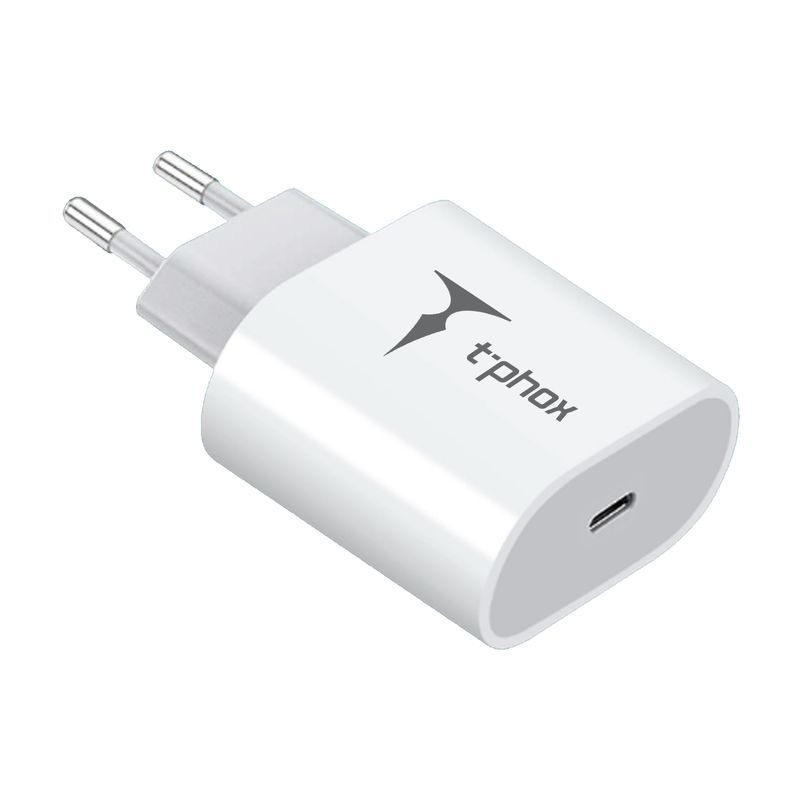 SIENAS LĀDĒTĀJS T-PHOX ISPEED 20W BALTS (EU KONTAKTDAKŠA)