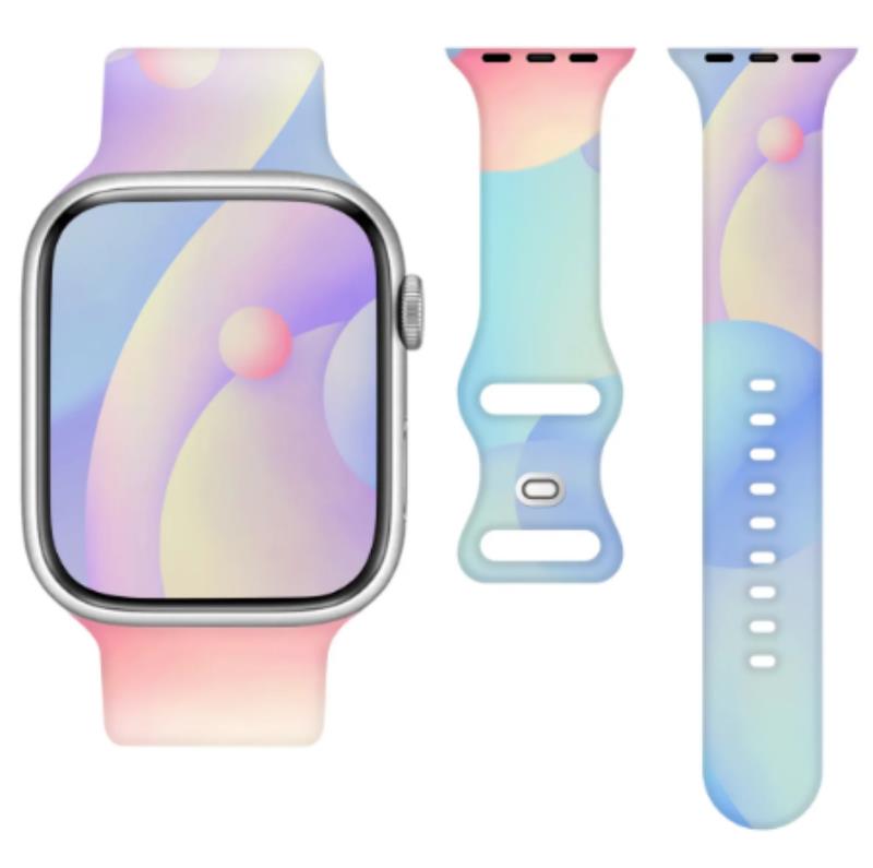 Silikona siksniņa Apple Watch 42/44/45/49MM (97+110) krāsaina