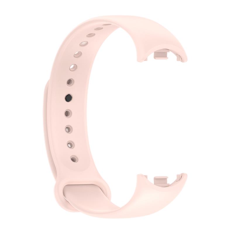 SILIKONA SIKSNIŅA MI BAND 8/M8 (1). GAIŠI ROZĀ