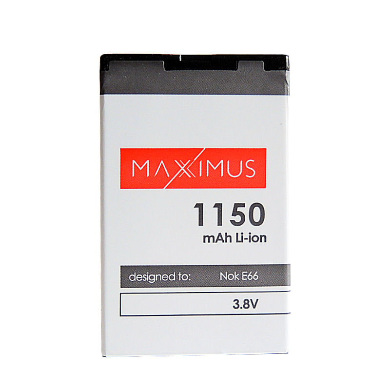 Baterija MAXXIMUS NOKIA E66 1150mAh Li-ion BL-4U