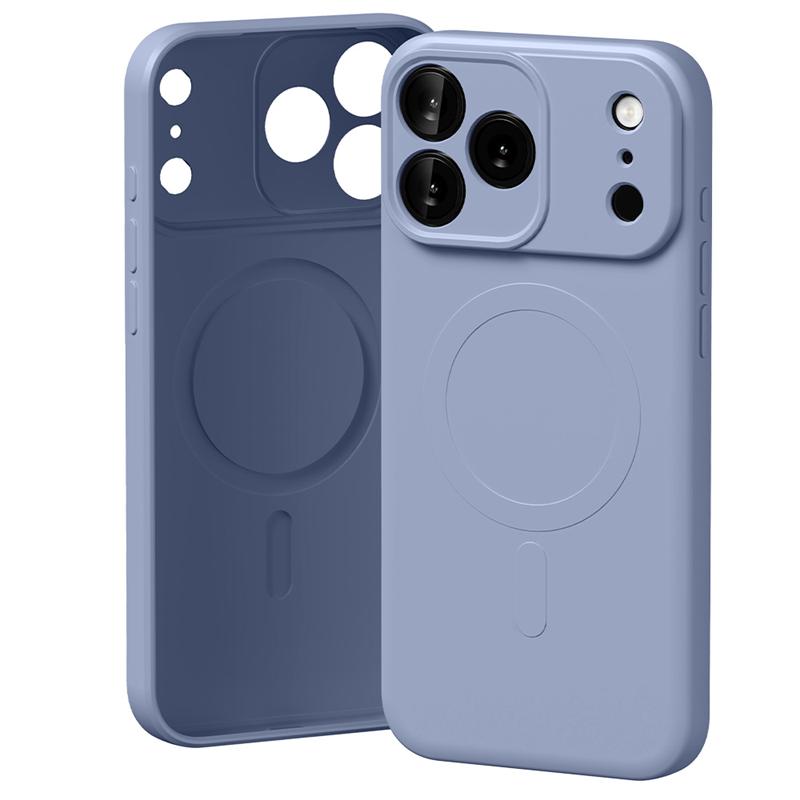 Mercury daļēji silikona Magsafe iPhone 17 Pro Max / 18 Pro Max ceriņu violets