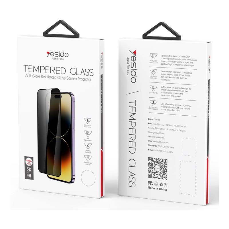 Yesido privātuma stikls iPhone 15 Pro Max TG02