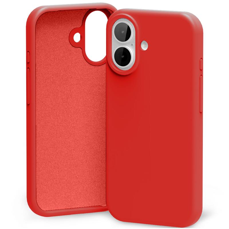 Mercury Silicone maciņš iPhone 17, sarkans
