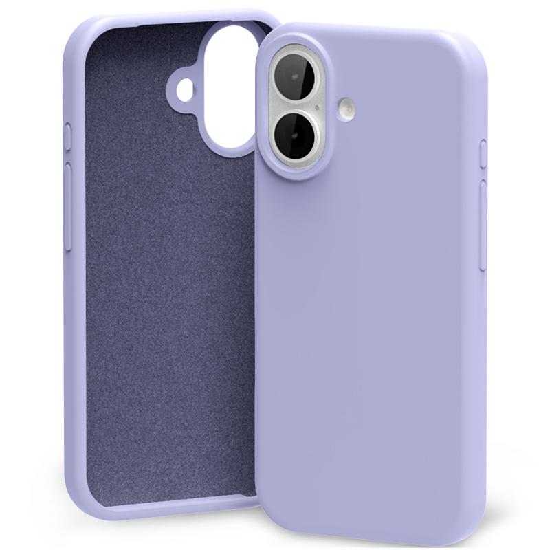 Mercury Silicone maciņš iPhone 17, lavandas pelēks
