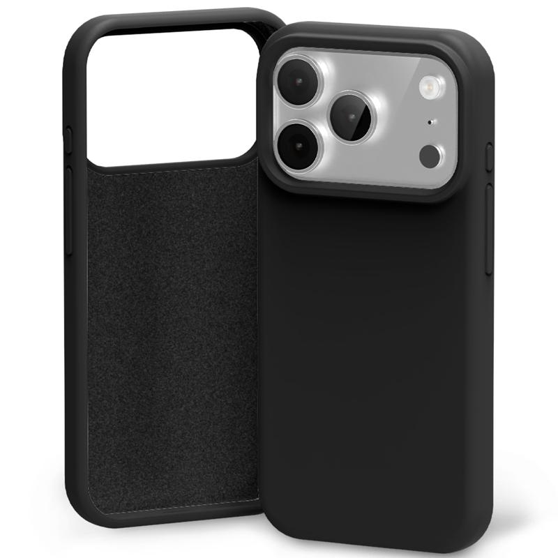 Mercury Silicone maciņš iPhone 17 Pro / 18 Pro, melns