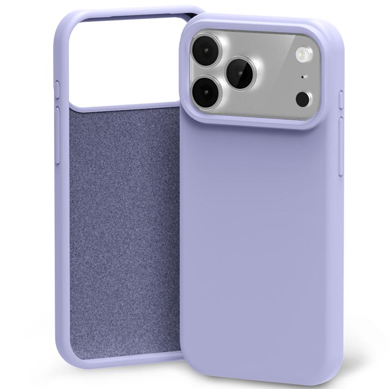 Mercury Silicone maciņš iPhone 17 Pro Max / 18 Pro Max, lavandas pelēks