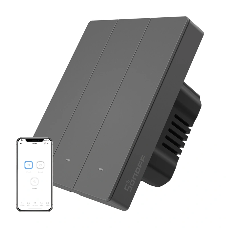 SONOFF M5 Smart Wall Switch M5-3C-80, Wi-Fi