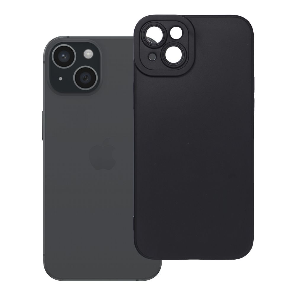 Maciņš iPhone 15 PLUS Matt 2.0 melns