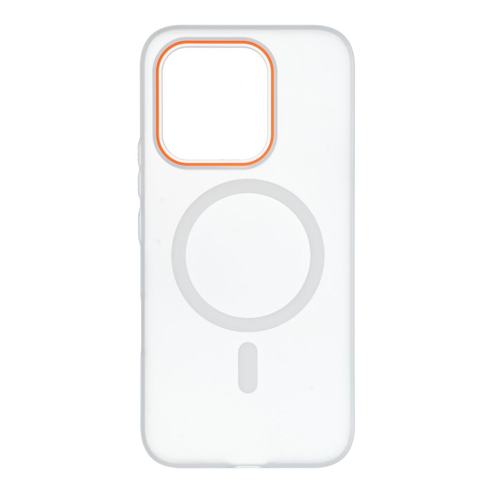 Case for Honor 600 LITE Go Orange compatible with MagSafe transparent