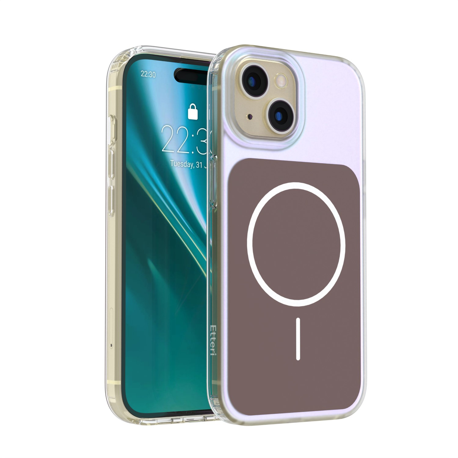 Etteri Hidden Pearl maciņš iPhone 15 6,1" brūns