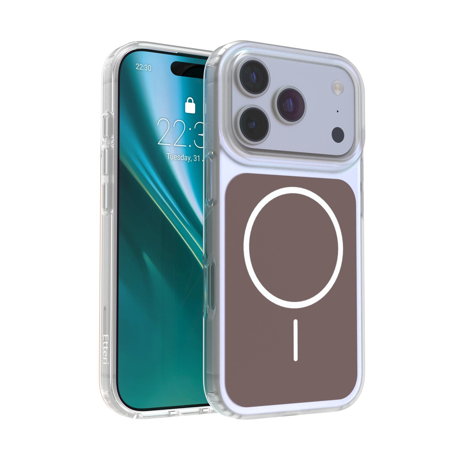 Etteri Hidden Pearl maciņš iPhone 17 Pro 6,3" brūns