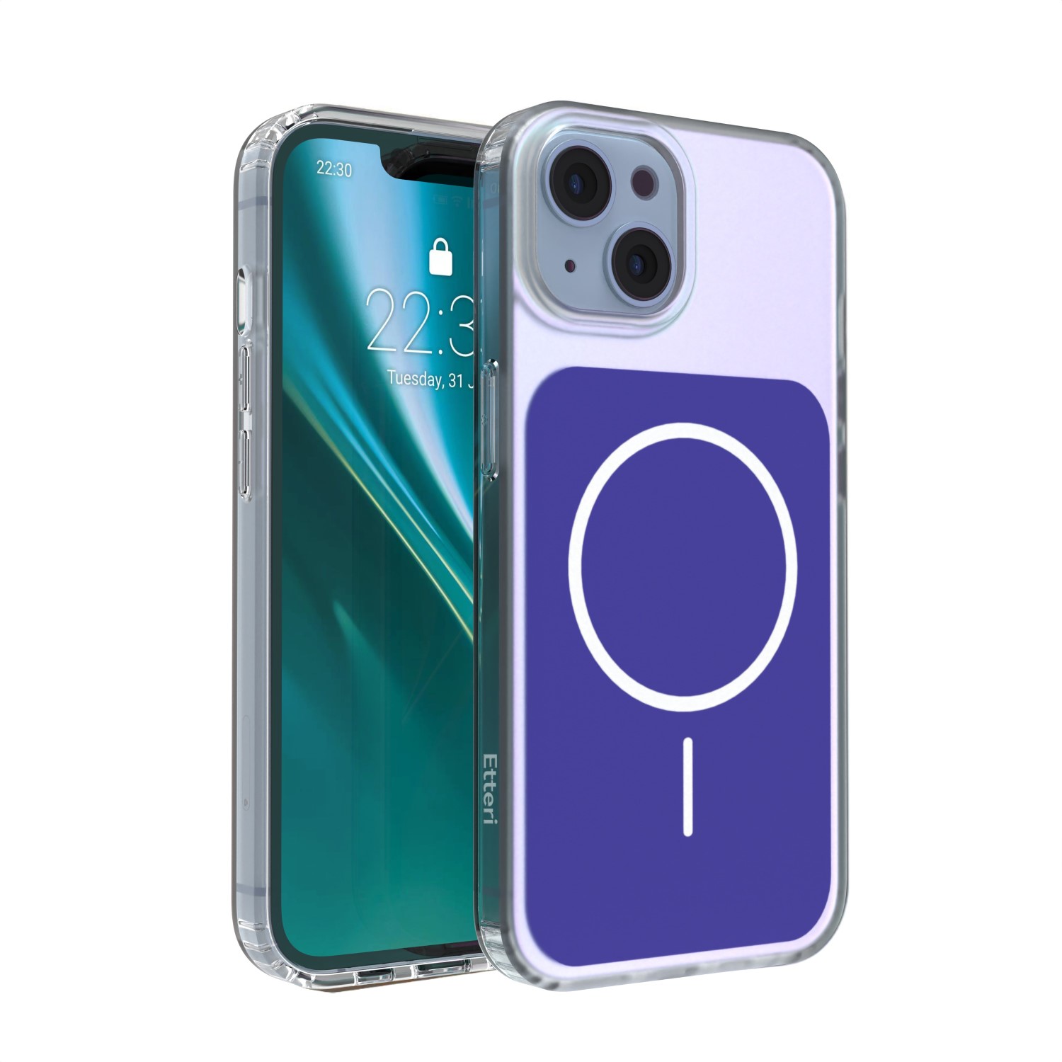 Etteri Hidden Pearl maciņš iPhone 14 6,1" tumši zils